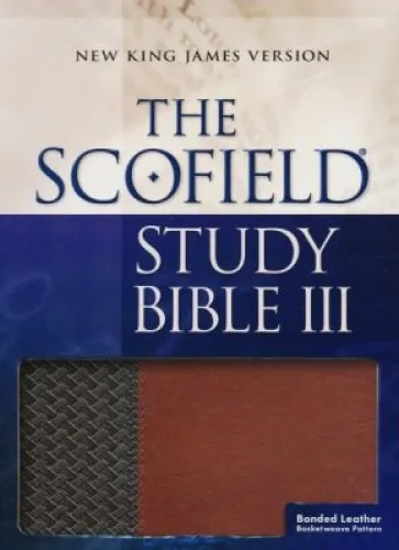 Englisch, Scofield Studienbibel New King James Version, Leder, zweifarbig braun/grau