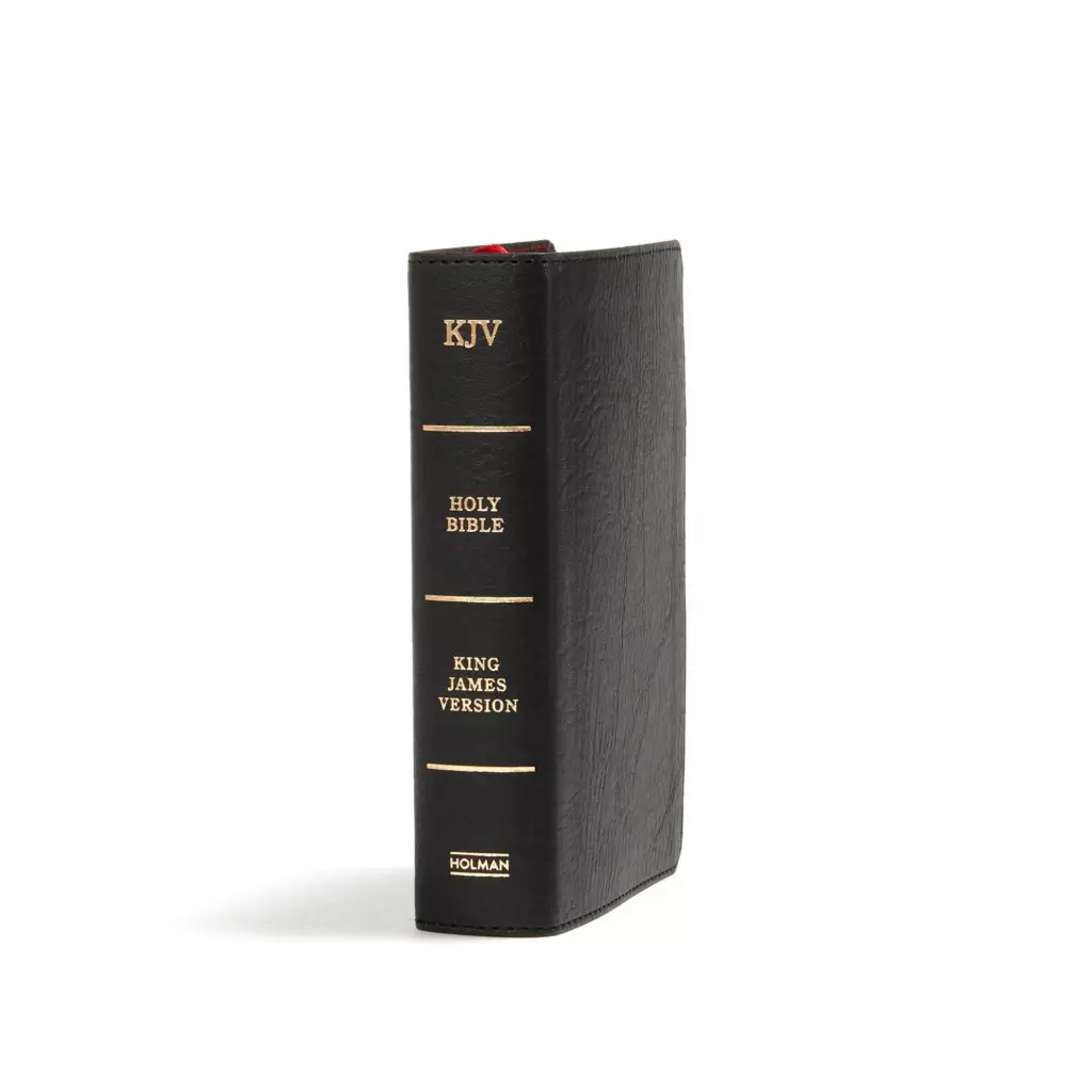 Englisch, Referenzbibel King James Version, kompakt - gebunden Kunstleder schwarz, Goldschnitt,...