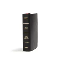 Englisch, Referenzbibel King James Version, kompakt - gebunden Kunstleder schwarz, Goldschnitt,...