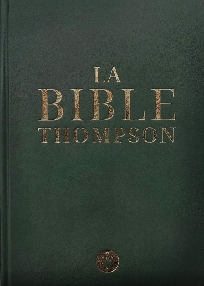 Bible Thompson Colombe, verte - couverture rigide