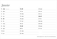 De tout cœur avec toi - Calendrier de table