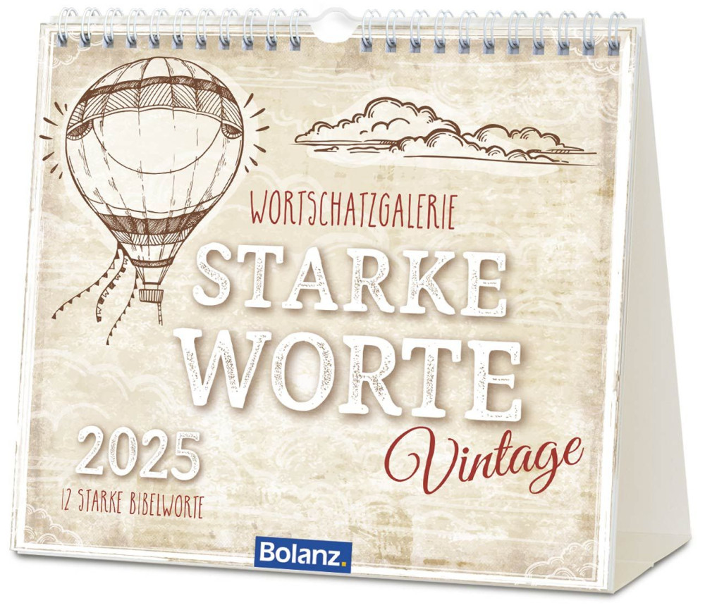 Starke Worte - Vintage - Tischkalender