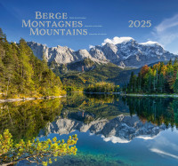 Berge dreisprachig: Deutsch, Französisch, Englisch - Wandkalender