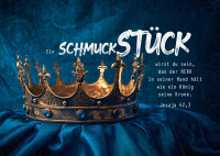 Postkarten Ein Schmuckstück - Jesaja 62,3