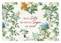 Postkarte Alles Gute und Gottes Segen für Dich !