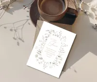 Faltkarte Trauer - In stiller Anteilnahme - Zitat