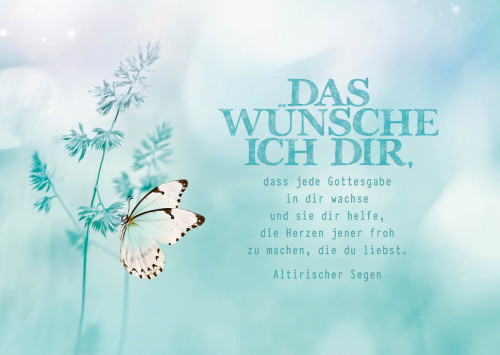 Postkarten Das wünsche ich dir