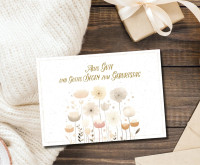 Postkarten Blumenfeld