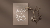 Postkarten Gedanke Gottes
