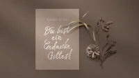 Postkarten Gedanke Gottes