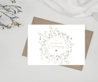 Faltkarte Trauer - In liebevoller Erinnerung - Johannes 11,25