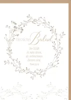 Faltkarte Trauer - Herzliches Beileid - Psalm 34,19