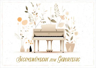 Postkarten Klavier