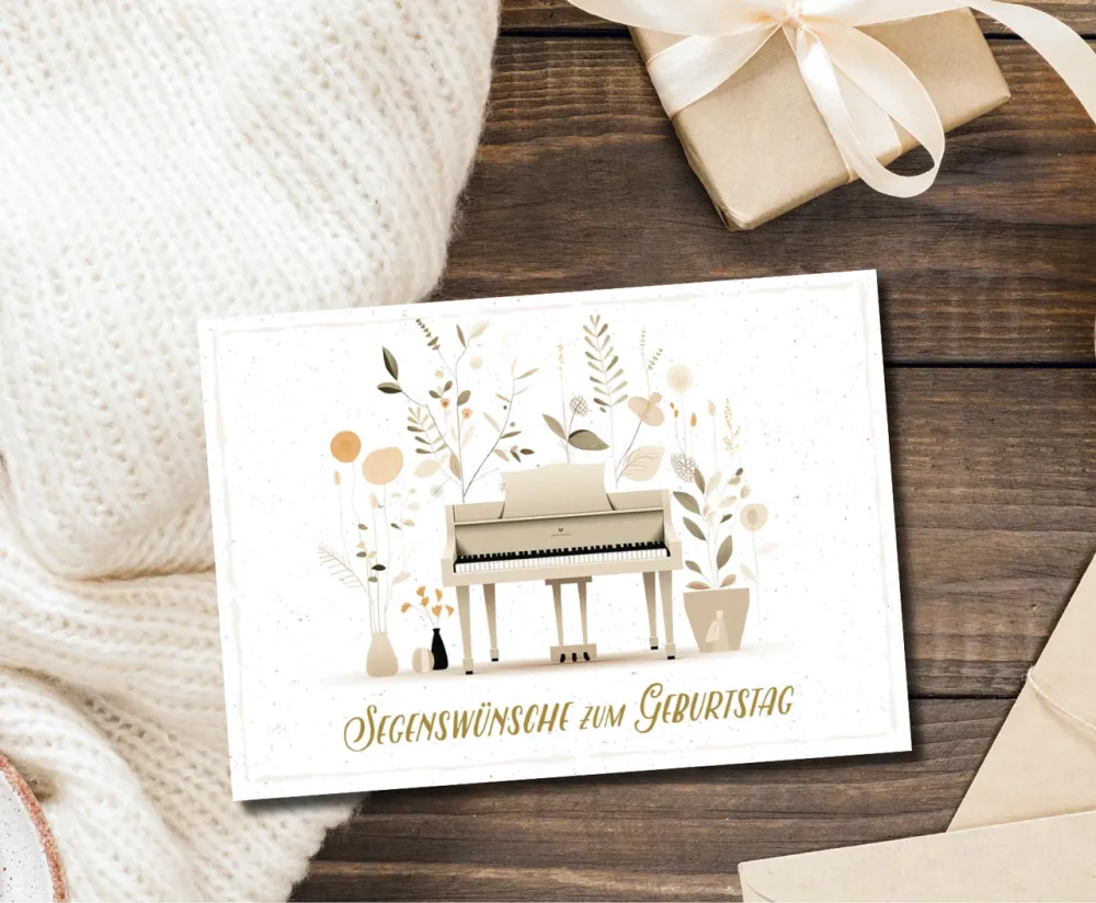 Postkarten Klavier