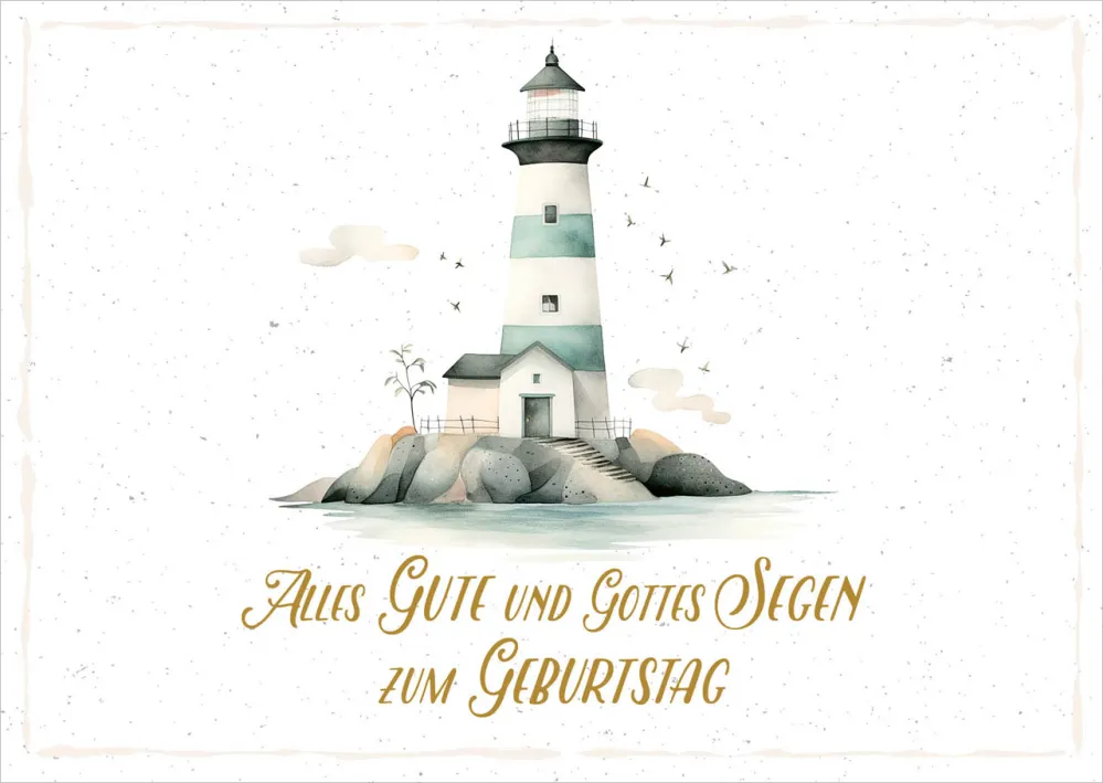 Postkarten Leuchtturm