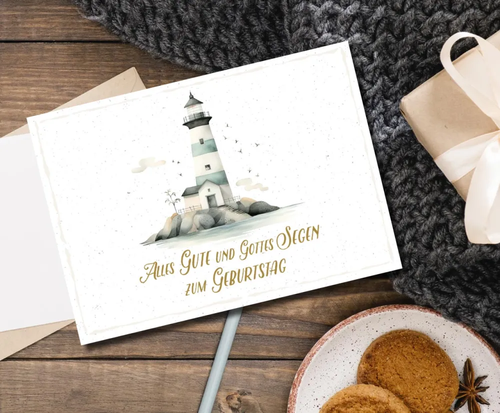 Postkarten Leuchtturm