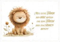Postkarten Löwe