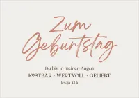 Postkarten kostbar - wertvoll - geliebt - Jesaja 43.4