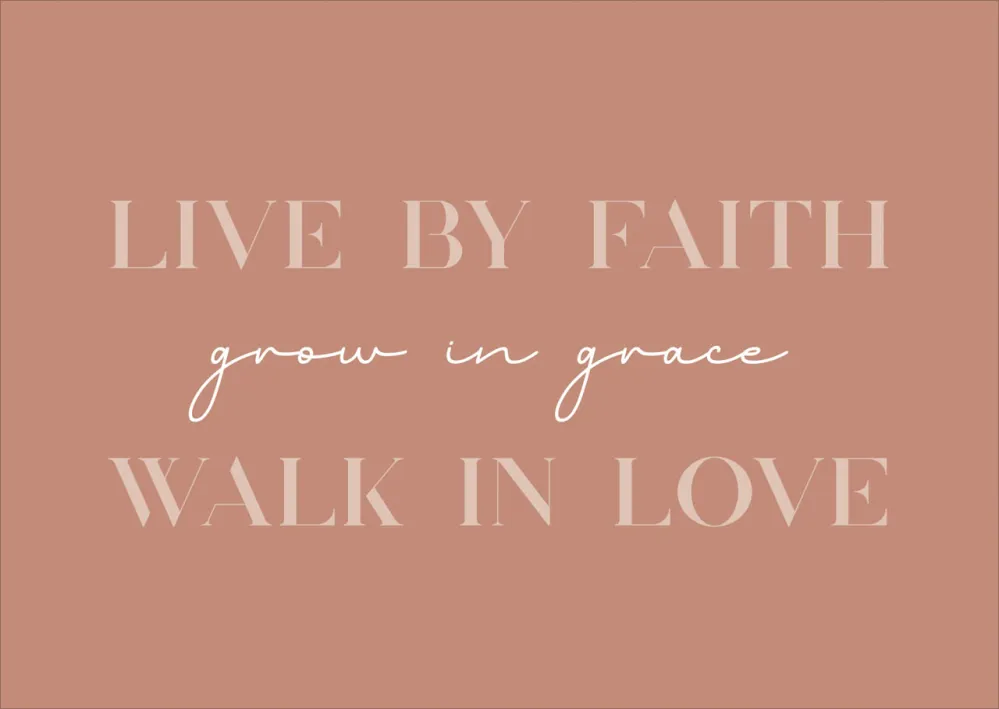 Postkarten Walk in Love