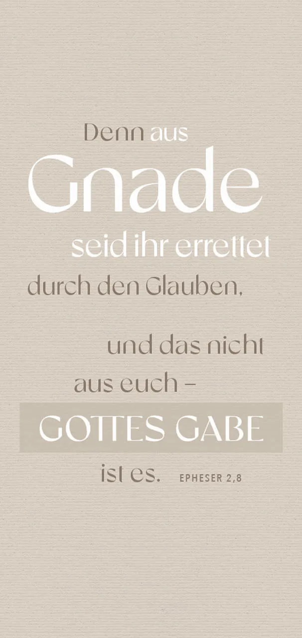 Metallschild aus Gnade - EPHESER 2,8