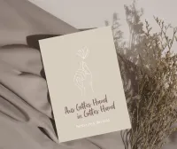 Faltkarte Trauer - Gottes Hand - Psalm 31:16