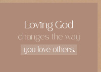 Faltkarte Loving God - Epheser 4:32