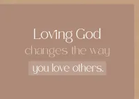 Faltkarte Loving God - Epheser 4:32