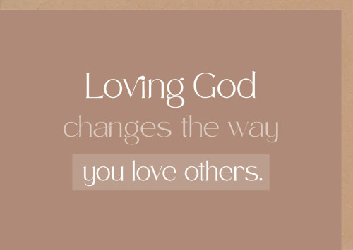 Faltkarte Loving God - Epheser 4:32