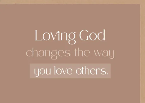 Faltkarte Loving God - Epheser 4:32
