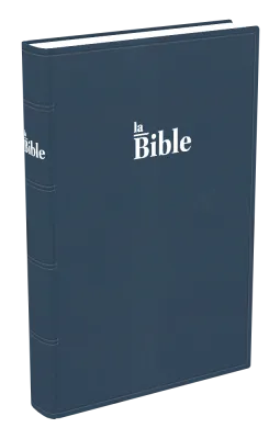 Bible Darby, grand format, souple bleu
