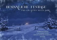 Postkarte Hütte in der Nacht