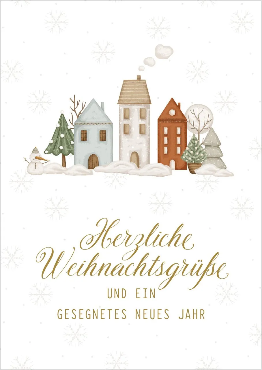 Postkartenbox Frohe Weihnachten - 12 verschiedene Postkarten in einer Box mit Magnetverschluss