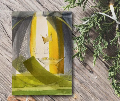 Postkarten "Retter" Simone Riedel