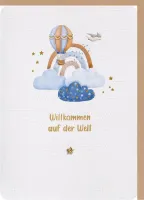 Faltkarte Willkommen auf der Welt - Psalm 139,5