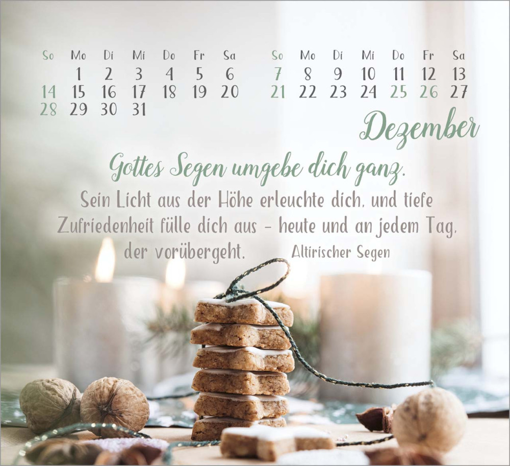 Sei gesegnet - Tischkalender