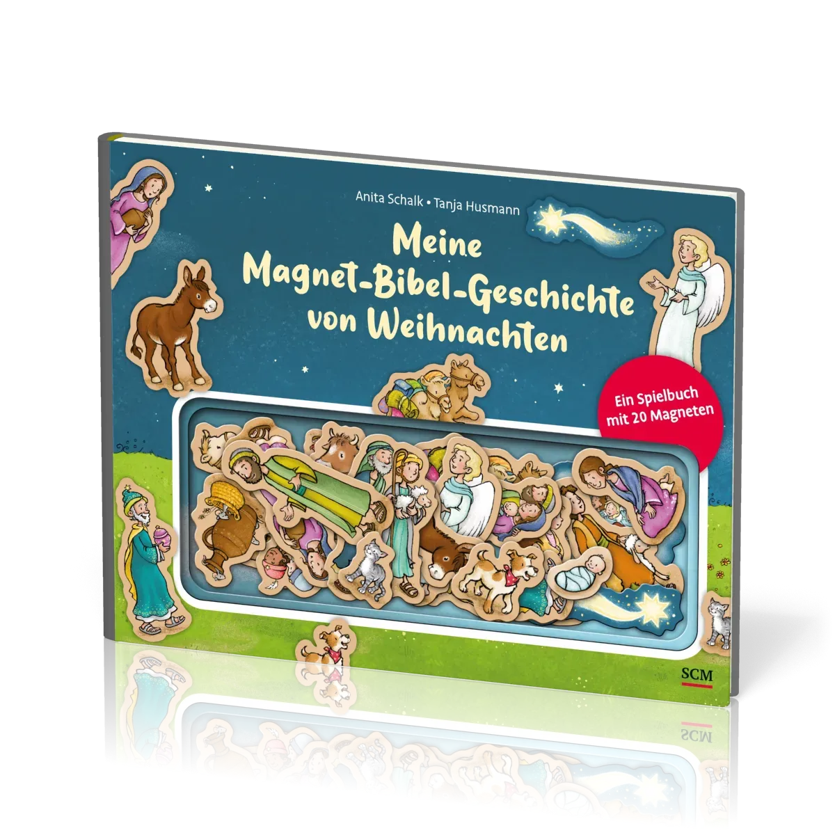 Meine Magnet-Bibel-Geschichte von Weihnachten - Ein Spielbuch mit 20 Magneten