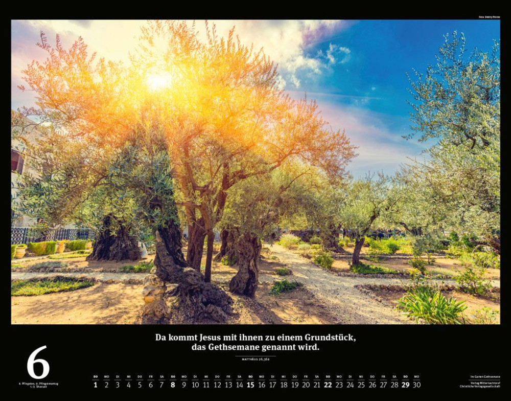 Israelkalender - Schwarz