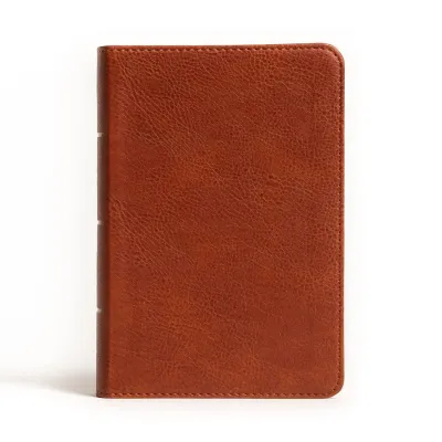 Anglais, Bible, New American Standard Bible, compacte, similicuir souple brun, caractères...