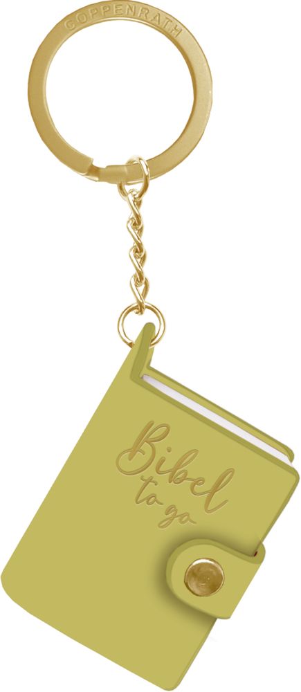 Schlüsselanhänger - Bibel to go - Grün