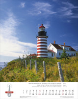 Leuchttürme, Phares, Lighthouses Dreisprachig Deutsch, Französisch, Englisch - Super-Wandkalender