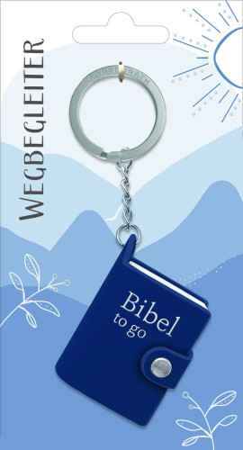 Bible to go Schlüsselanhänger - Blau