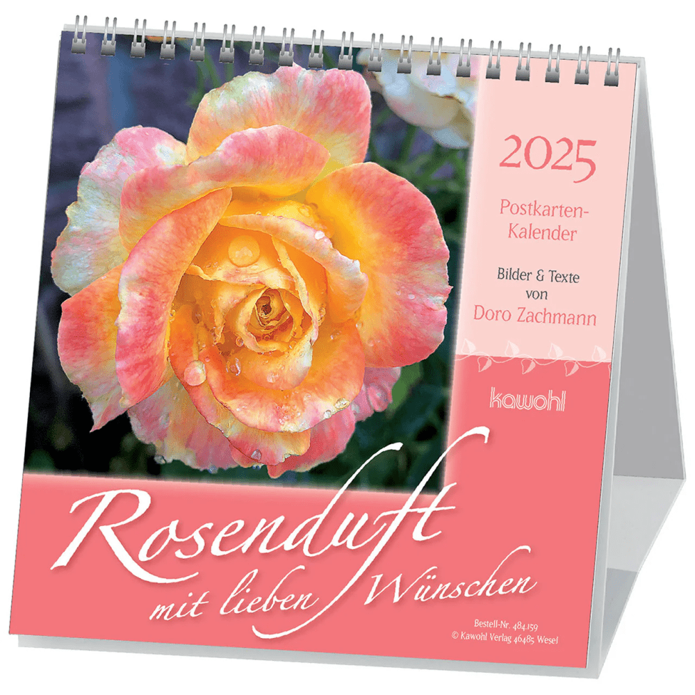 ROSENDUFT MIT LIEBEN WÜNSCHEN, POSTKARTENKALENDER