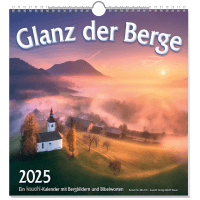 GLANZ DER BERGE - WANDKALENDER