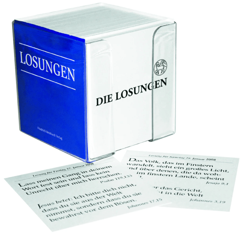 LOSUNGS-BOX - SPRUCHKARTEN OHNE BOX