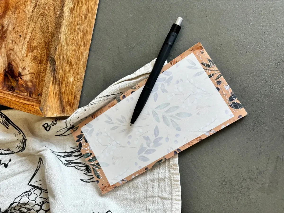 Einkaufsliste "Denn alles kommt von IHM…. Röm. 11,36