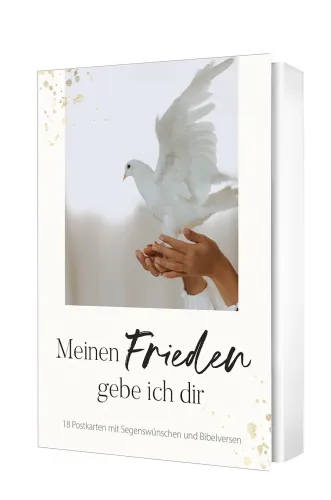 Meinen Frieden gebe ich dir (Postkarten-Set) - 18 Postkarten mit Segenswünschen und Bibelversen