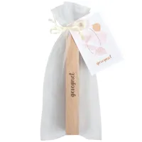 Gesegnet - Kartenleiste (Holz) - Kartenleiste aus Eichenholz, veredelt mit Lasergravur: gesegnet