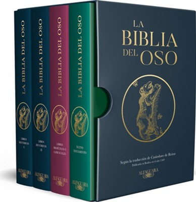 Espagnol, Bible, Reina 1569, ESTUCHE LA BIBLIA DEL OSO, Biblia en 4 tomos