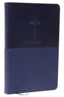 Anglais, Bible, New King James Version, moyen format, similicuir bleu - NKJV, Value Thinline...