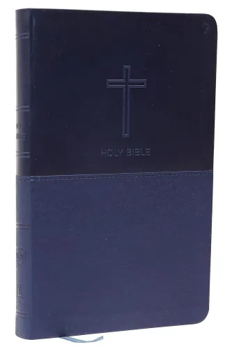 Anglais, Bible, New King James Version, moyen format, similicuir bleu - NKJV, Value Thinline...